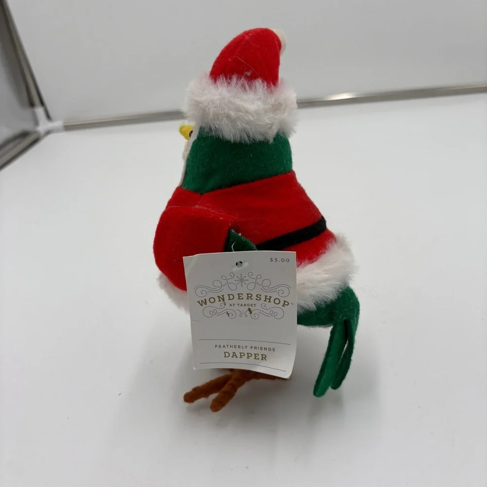 2023 Target Featherly Friends DAPPER SANTA Wondershop Christmas Bird NWT